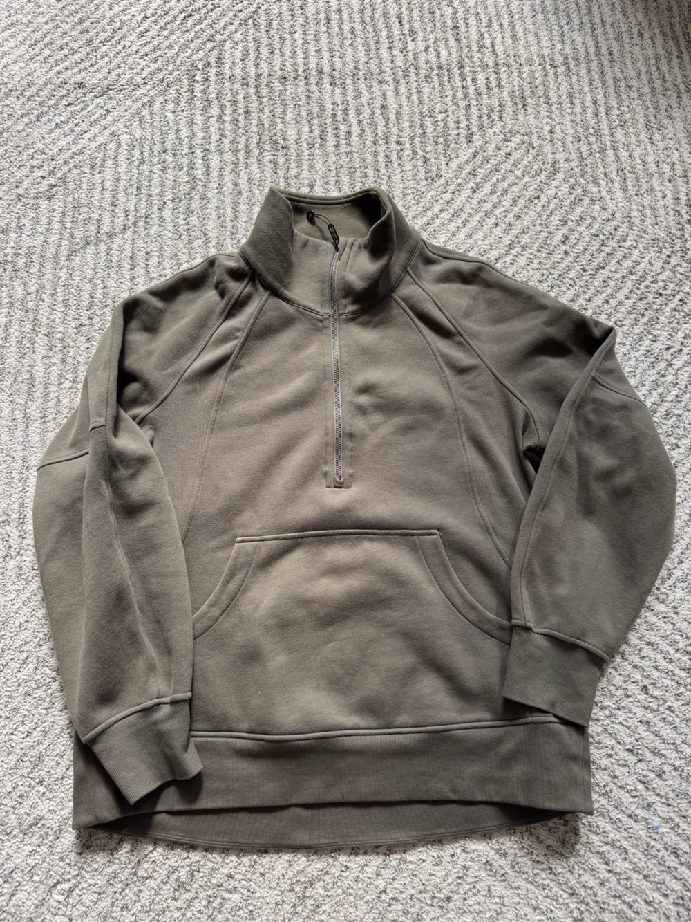 Lululemon Scuba Oversized Funnel Neck Half Zip Long